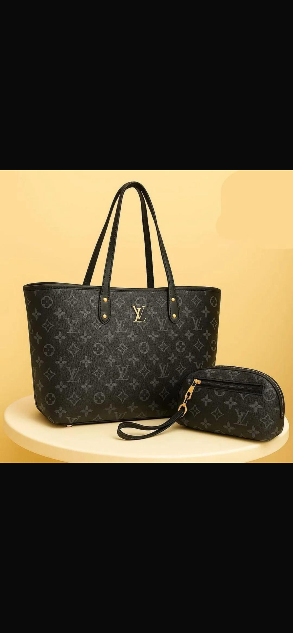 Louis Vuitton Classic Monogram Canvas Handbag – Iconic Luxury Statement Piece