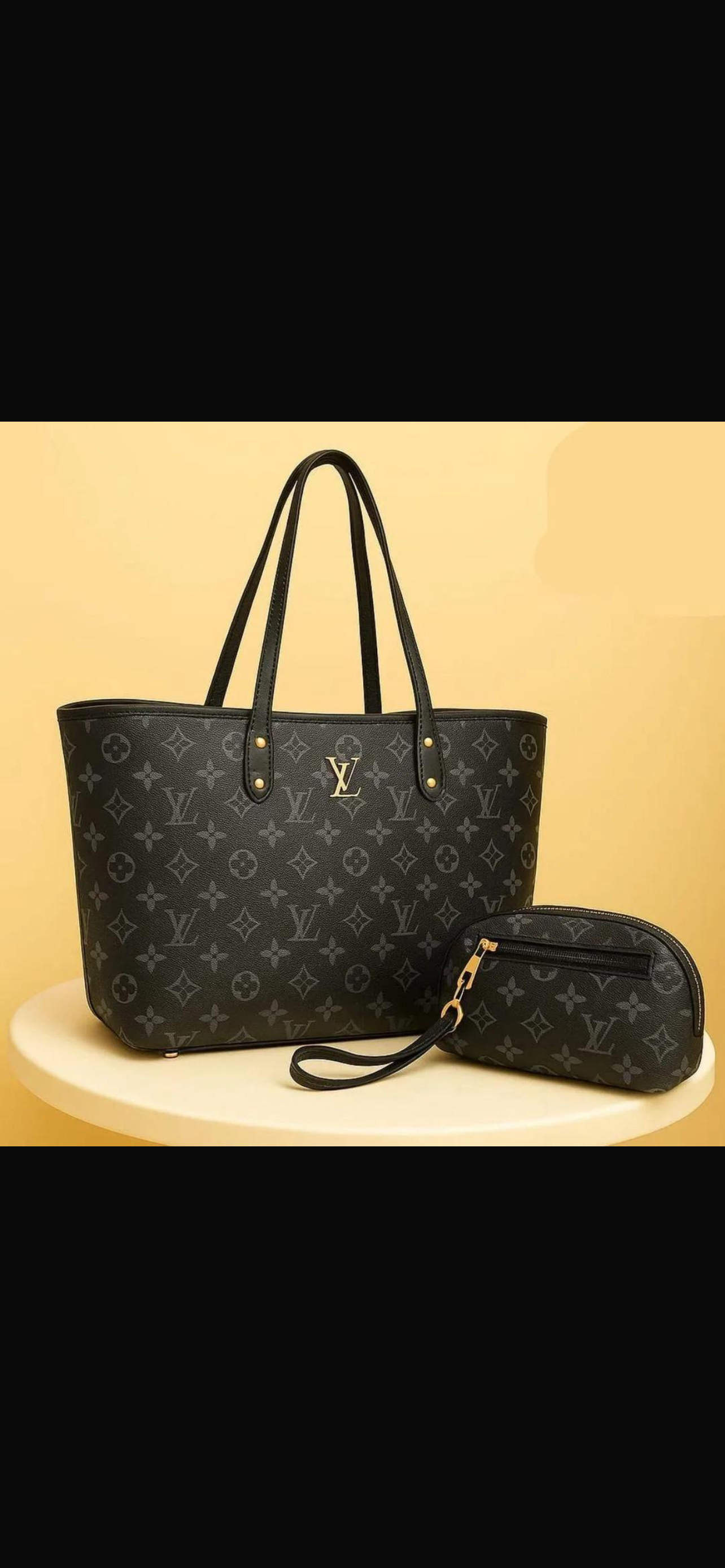 Louis Vuitton Classic Monogram Canvas Handbag – Iconic Luxury Statement Piece